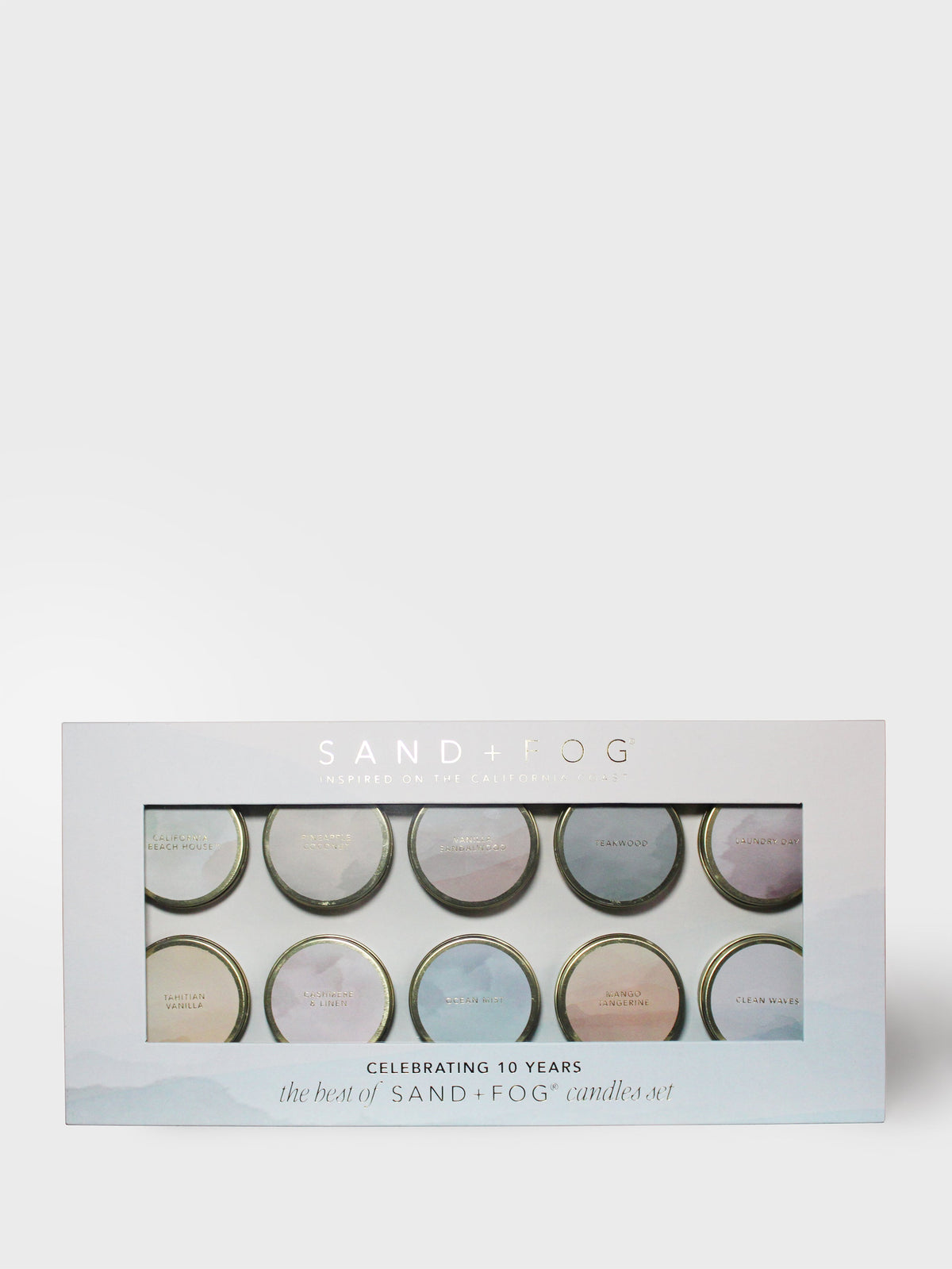 Luxurious Ten Year Anniversary Candle Set