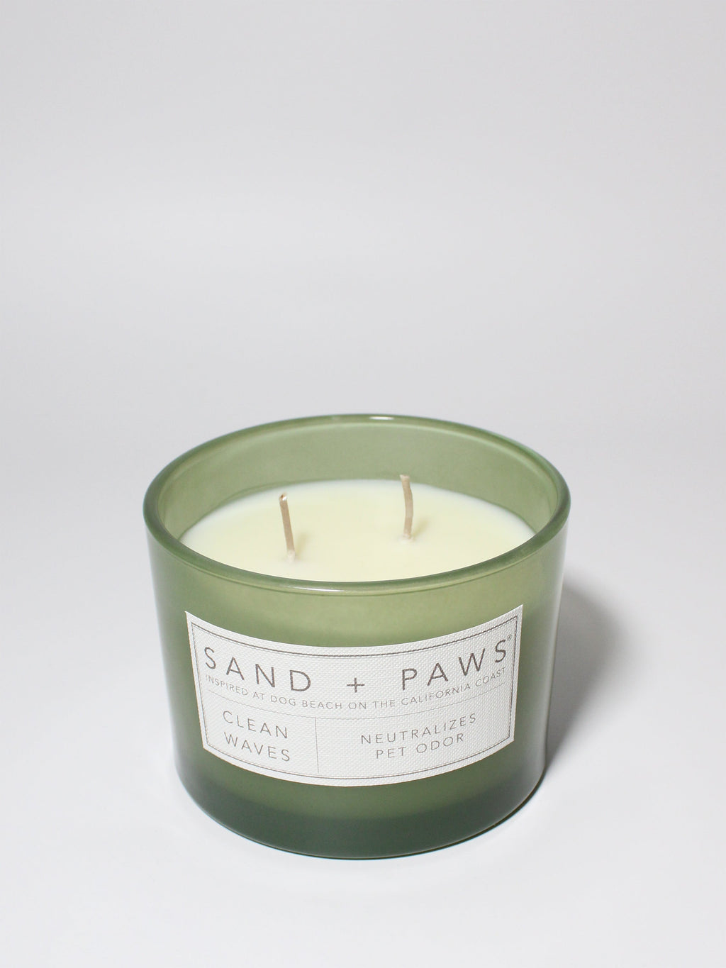 Luxurious Sand + Paws Clean Waves 12 oz scented candle