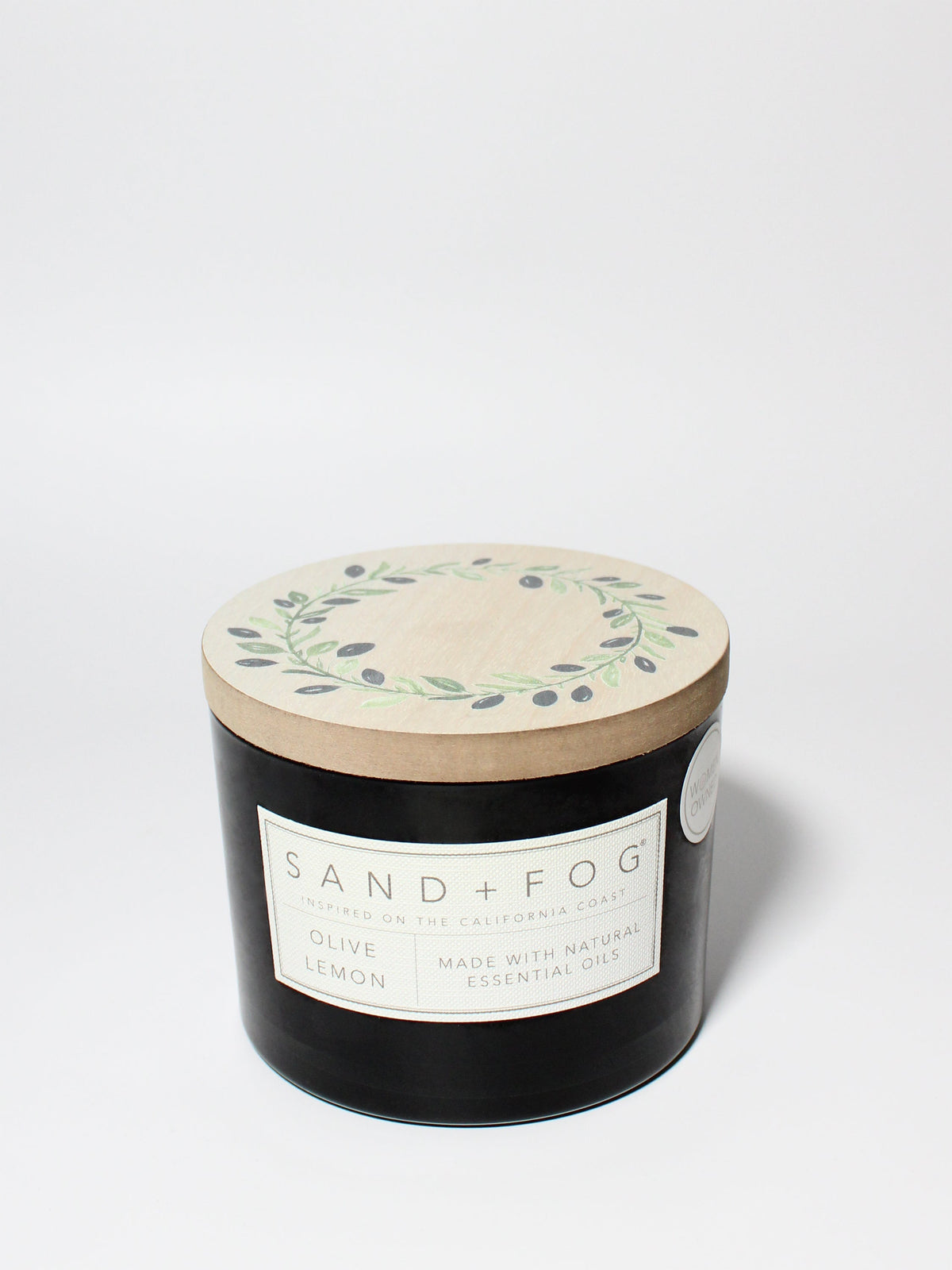 Luxurious Olive Lemon 12 oz scented candle