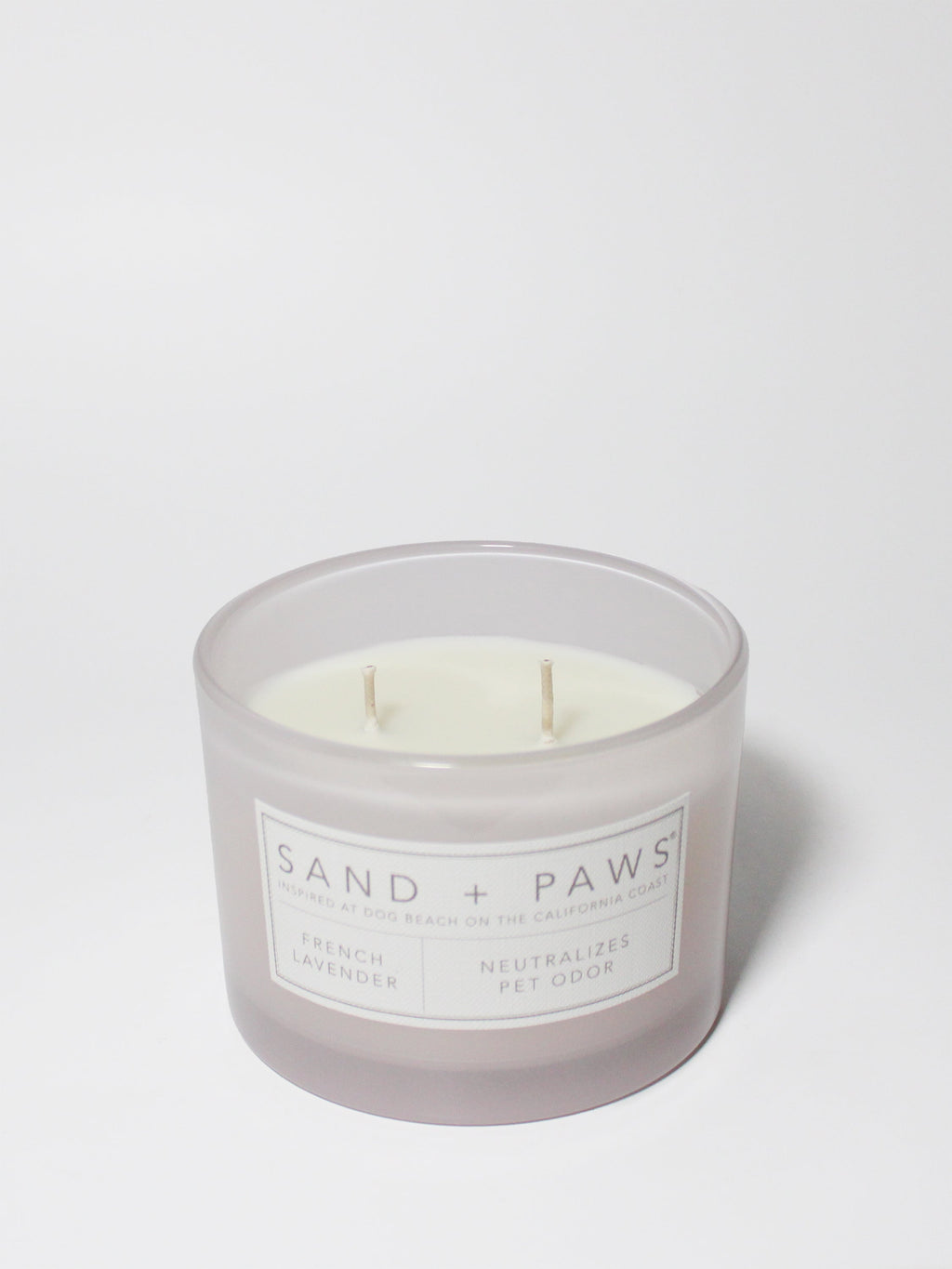 Luxurious Sand + Paws French Lavender 12 oz scented candle