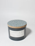 Luxurious Midnight Blue Citrus 12 oz scented candle
