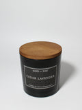 Luxurious Cedar Lavender 21 oz scented candle