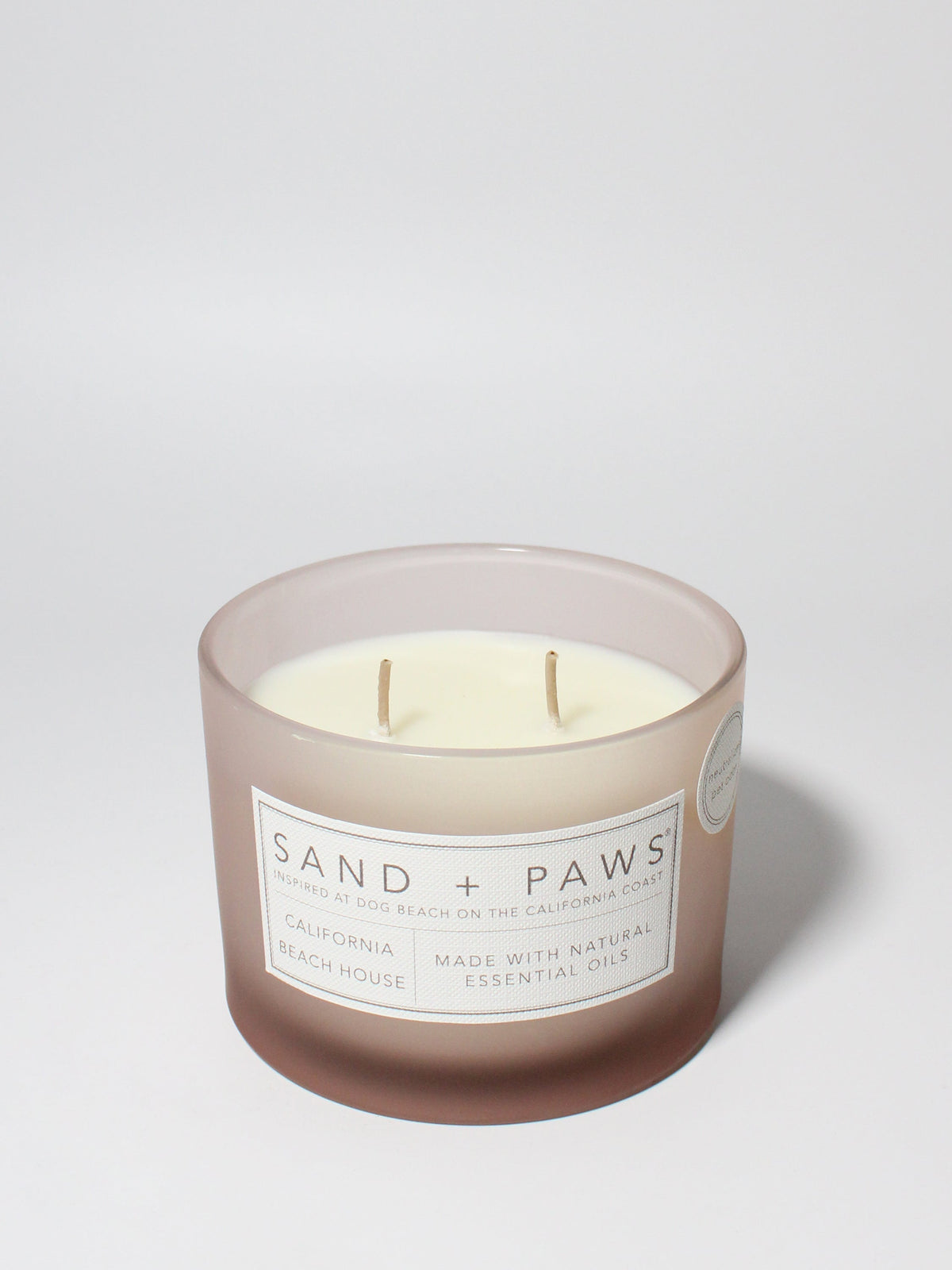 Luxurious Sand + Paws California Beach House 12 oz scented candle