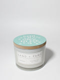 Luxurious Sand + Paws Gardenia 12 oz scented candle