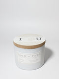Luxurious Sand + Paws Island Orchid 12 oz scented candle