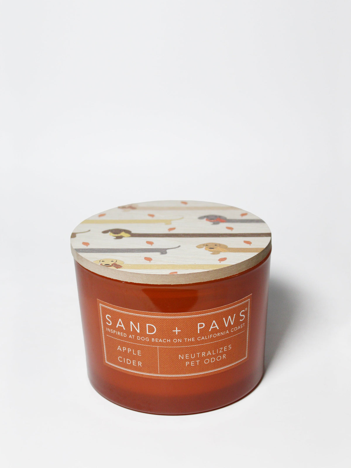 Luxurious Sand + Paws Apple Cider 12 oz scented candle