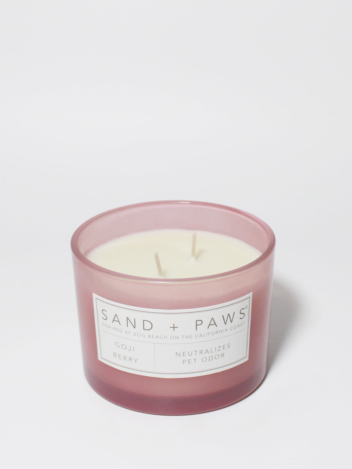Luxurious Sand + Paws Goji Berry 12 oz scented candle