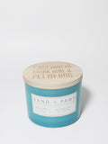 Luxurious Sand + Paws Golden Citrus 12 oz scented candle
