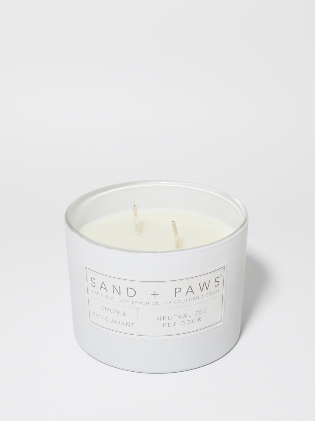 Luxurious Sand + Paws Lemon & Red Currant 12 oz scented candle