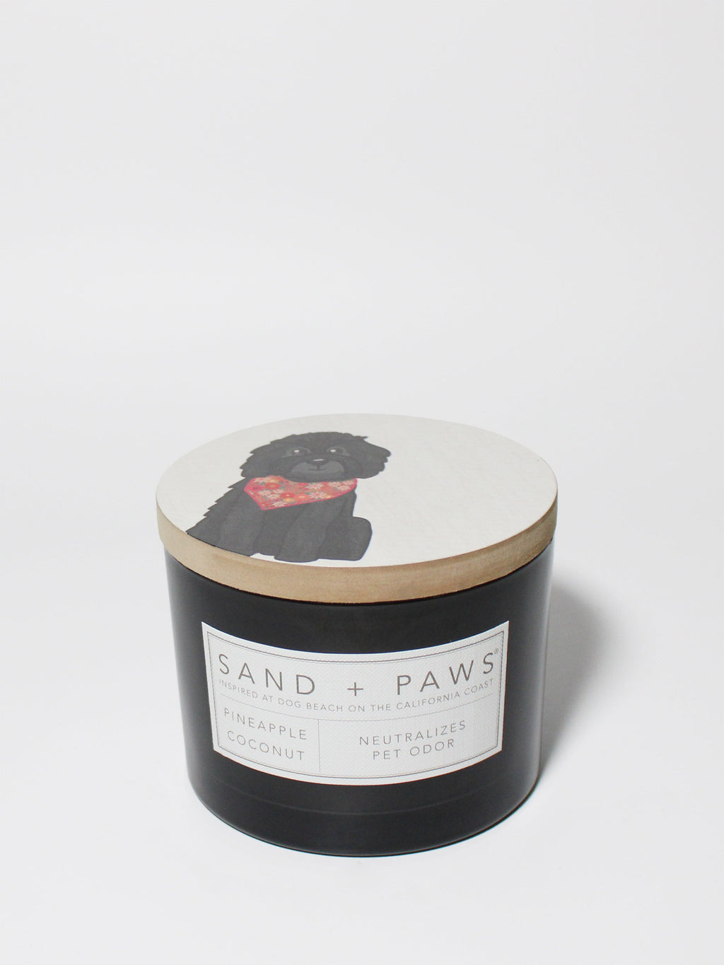 Luxurious Sand + Paws Pineapple Coconut 12 oz scented candle