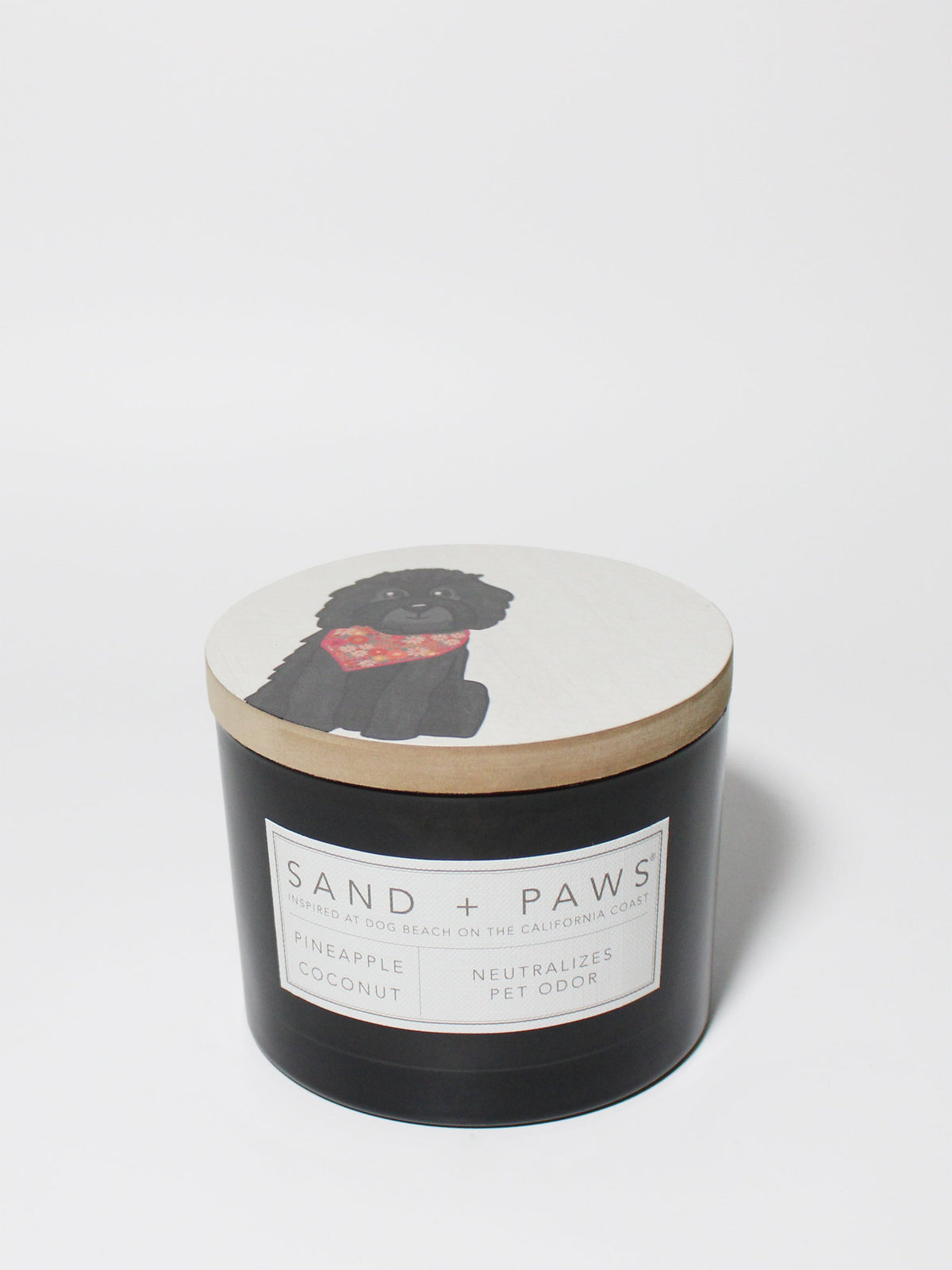Luxurious Sand + Paws Pineapple Coconut 12 oz scented candle