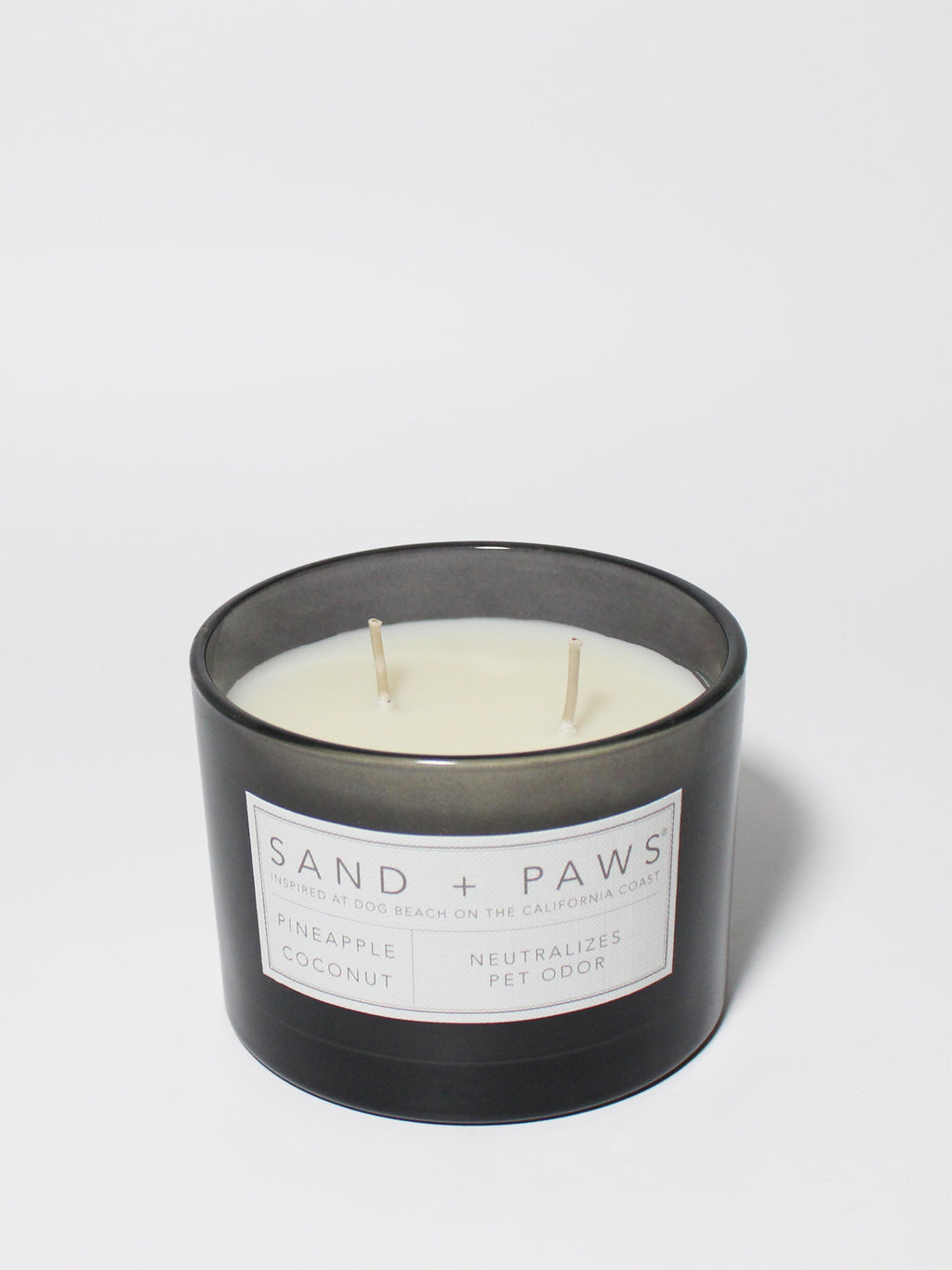 Luxurious Sand + Paws Pineapple Coconut 12 oz scented candle