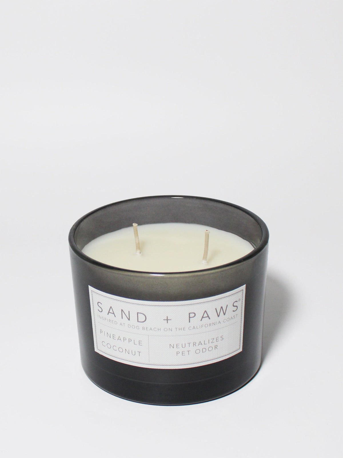 Luxurious Sand + Paws Pineapple Coconut 12 oz scented candle