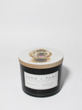 Luxurious Sand + Paws Teakwood 12 oz scented candle