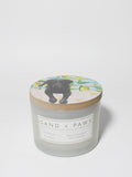 Luxurious Sand + Paws Tropical Citrus 12 oz scented candle