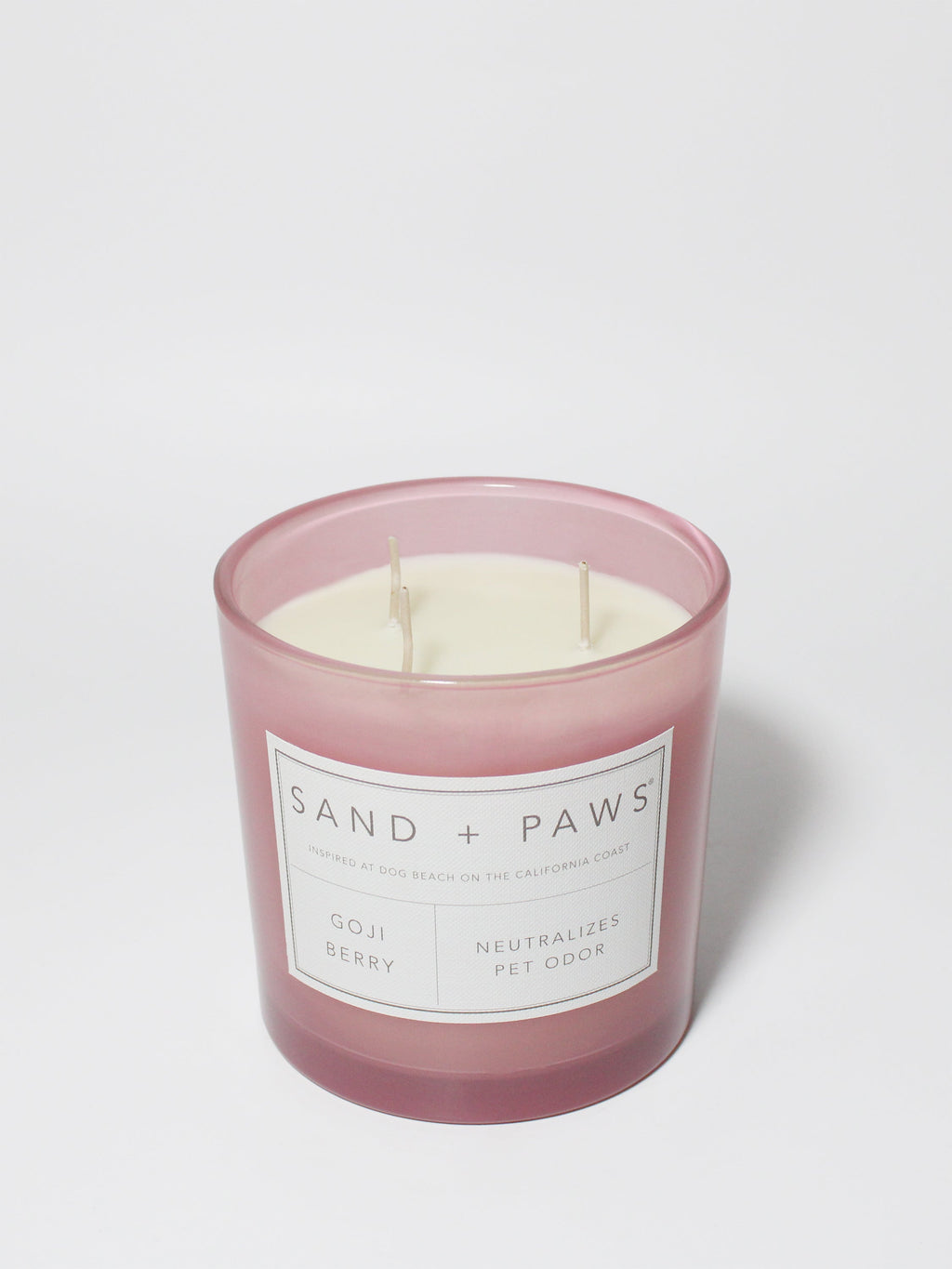 Luxurious Sand + Paws Goji Berry 21 oz scented candle