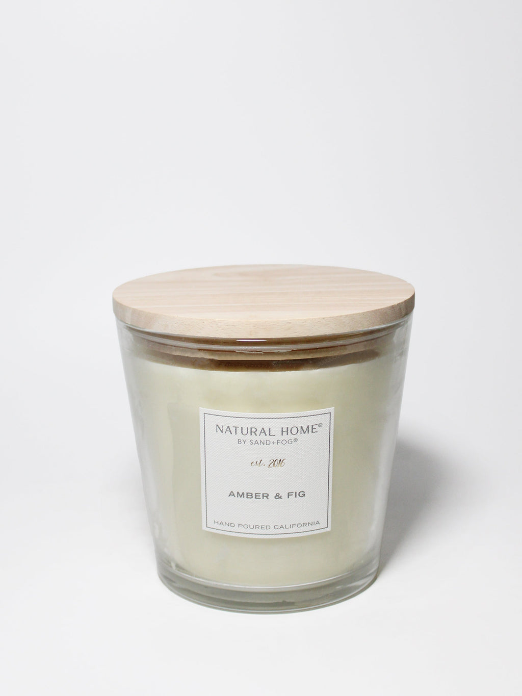 Luxurious Amber & Fig Natural Home 31 oz scented candle