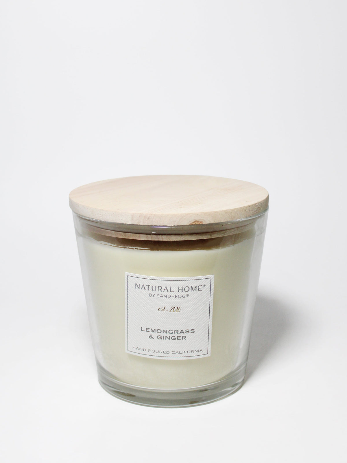 Luxurious Lemongrass & Ginger Natural Home 31 oz scented candle