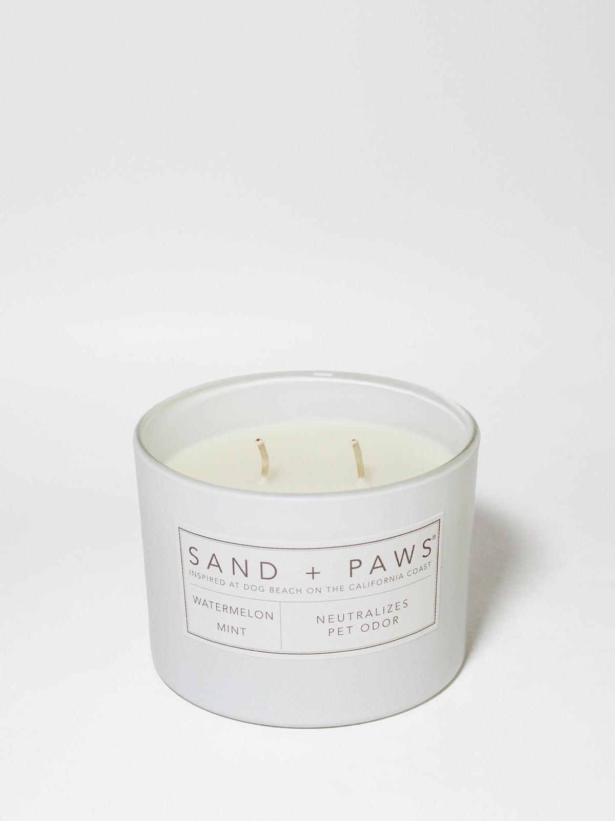 Luxurious Sand + Paws Watermelon Mint 12 oz scented candle