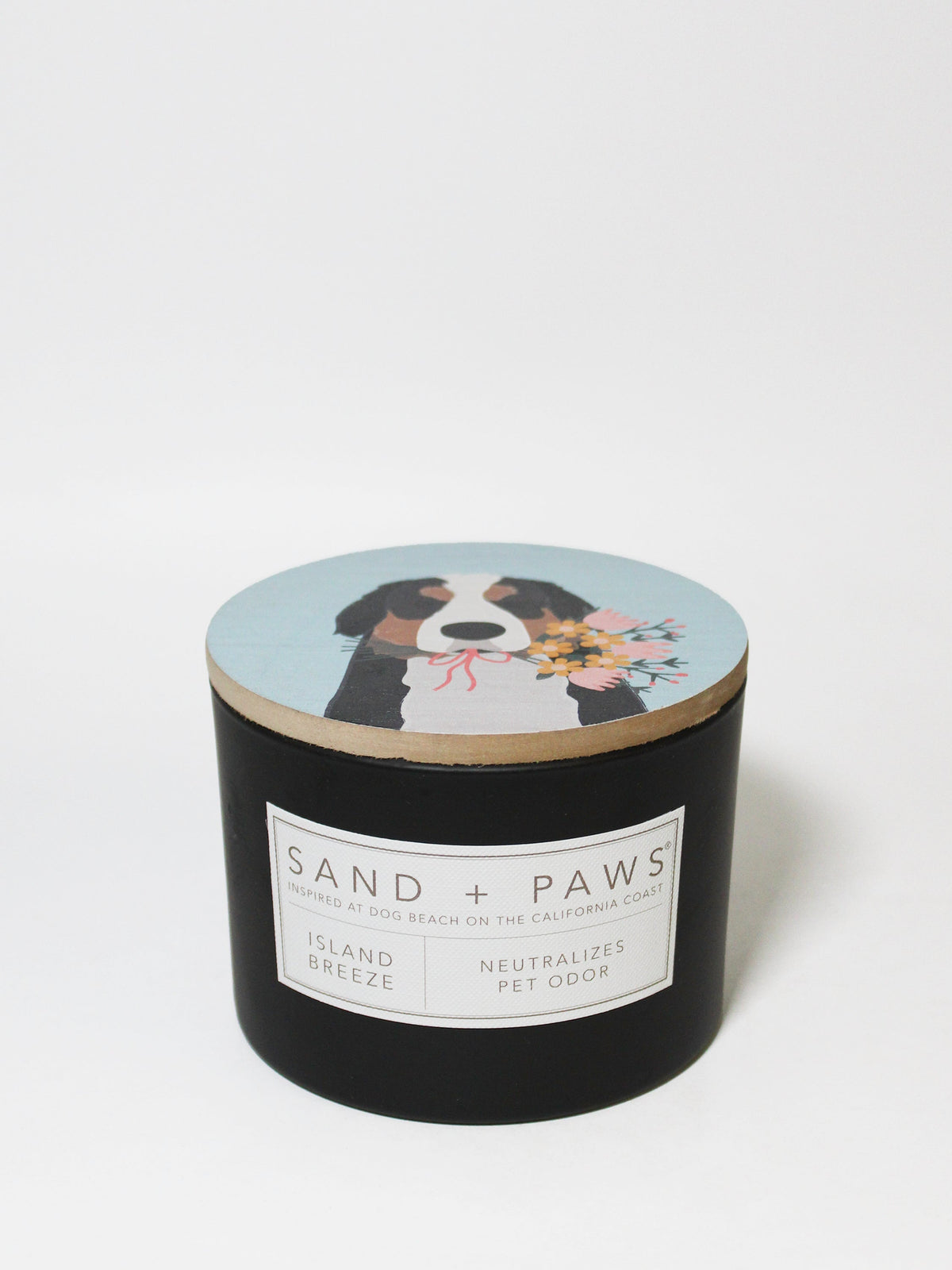 Luxurious Sand + Paws Island Breeze 12 oz scented candle