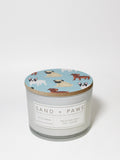 Luxurious Sand + Paws California Beach House 12 oz scented candle