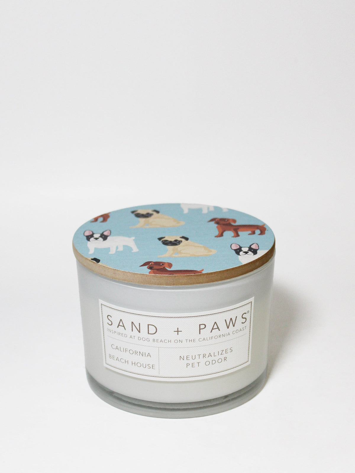 Luxurious Sand + Paws California Beach House 12 oz scented candle