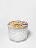 Luxurious Sand + Paws Coconut & Palm 12 oz scented candle
