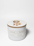 Luxurious Sand + Paws Coconut Beach 12 oz scented candle