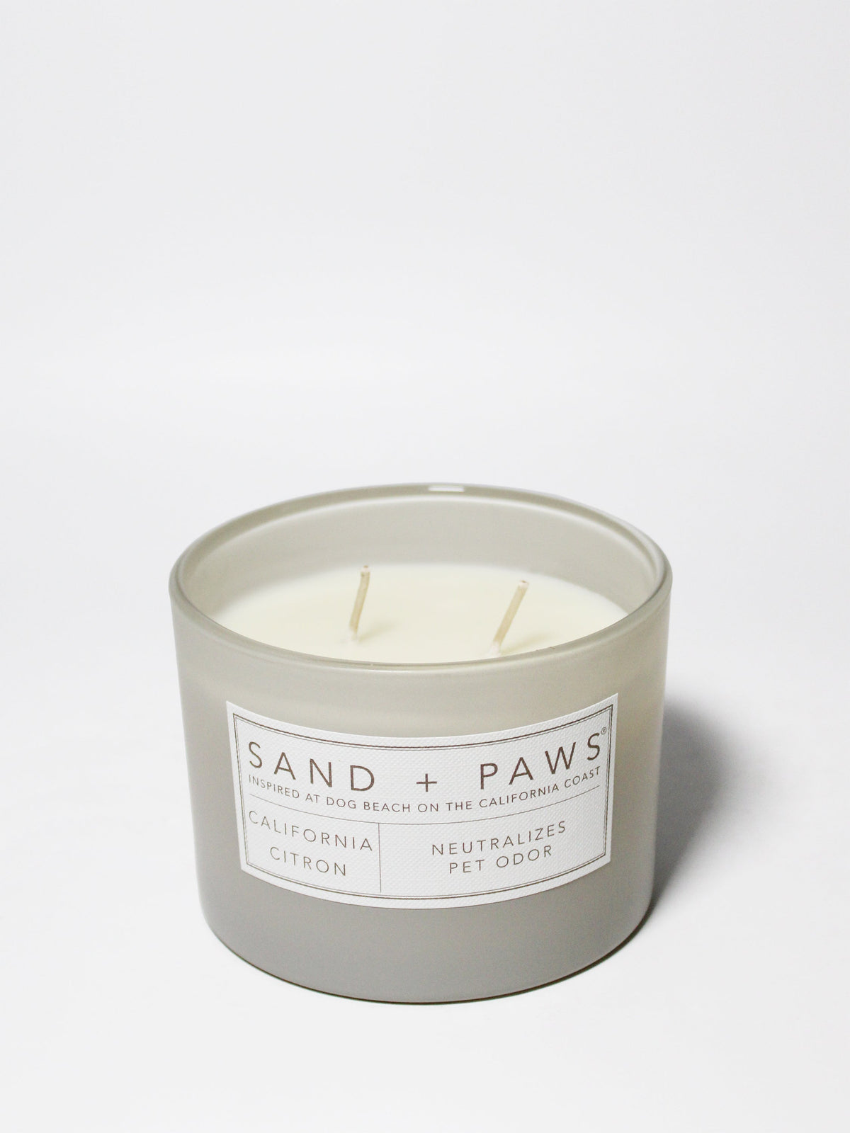 Luxurious Sand + Paws California Citron 12 oz scented candle