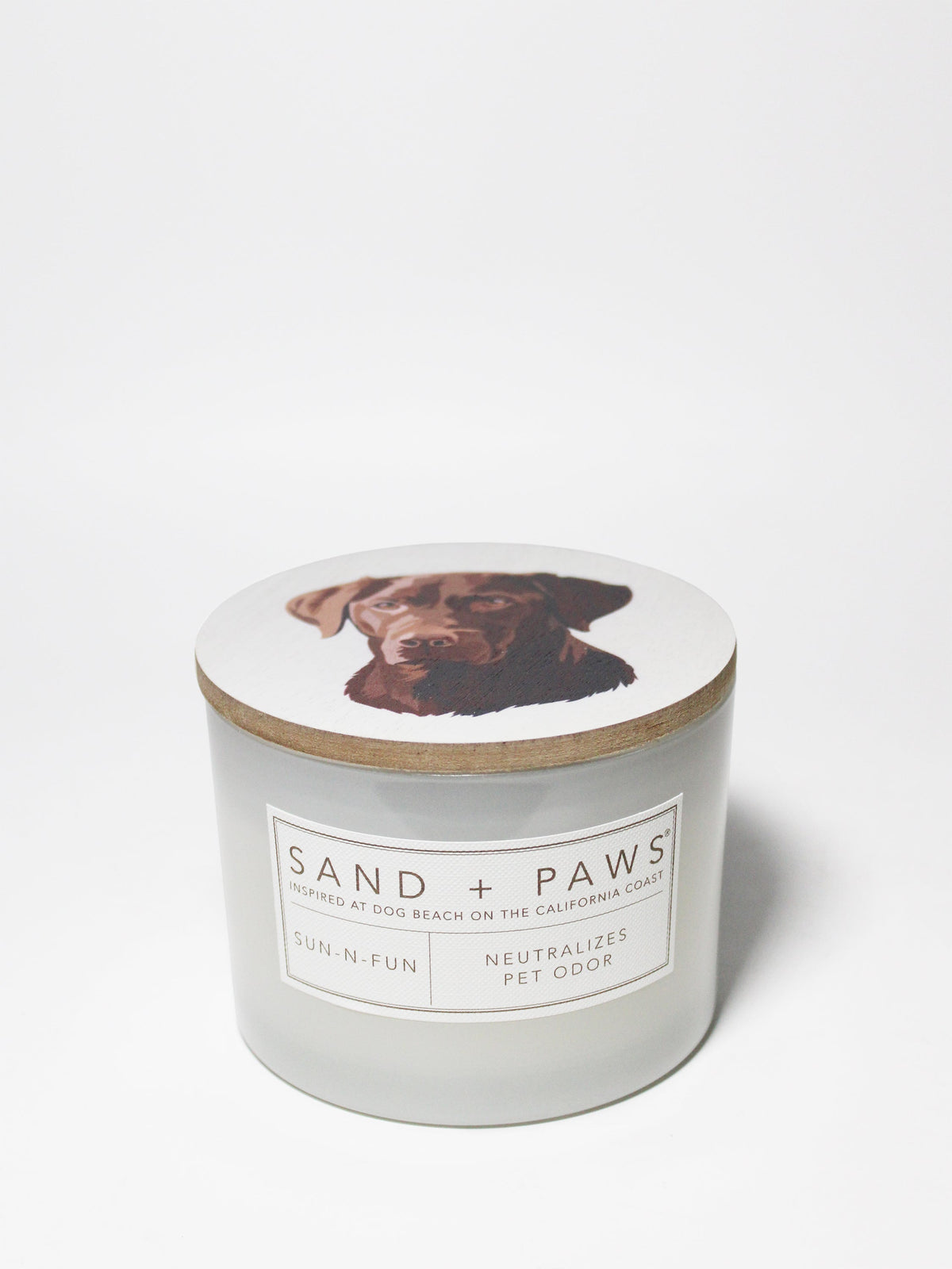 Luxurious Sand + Paws Sun-n-Fun 12 oz scented candle