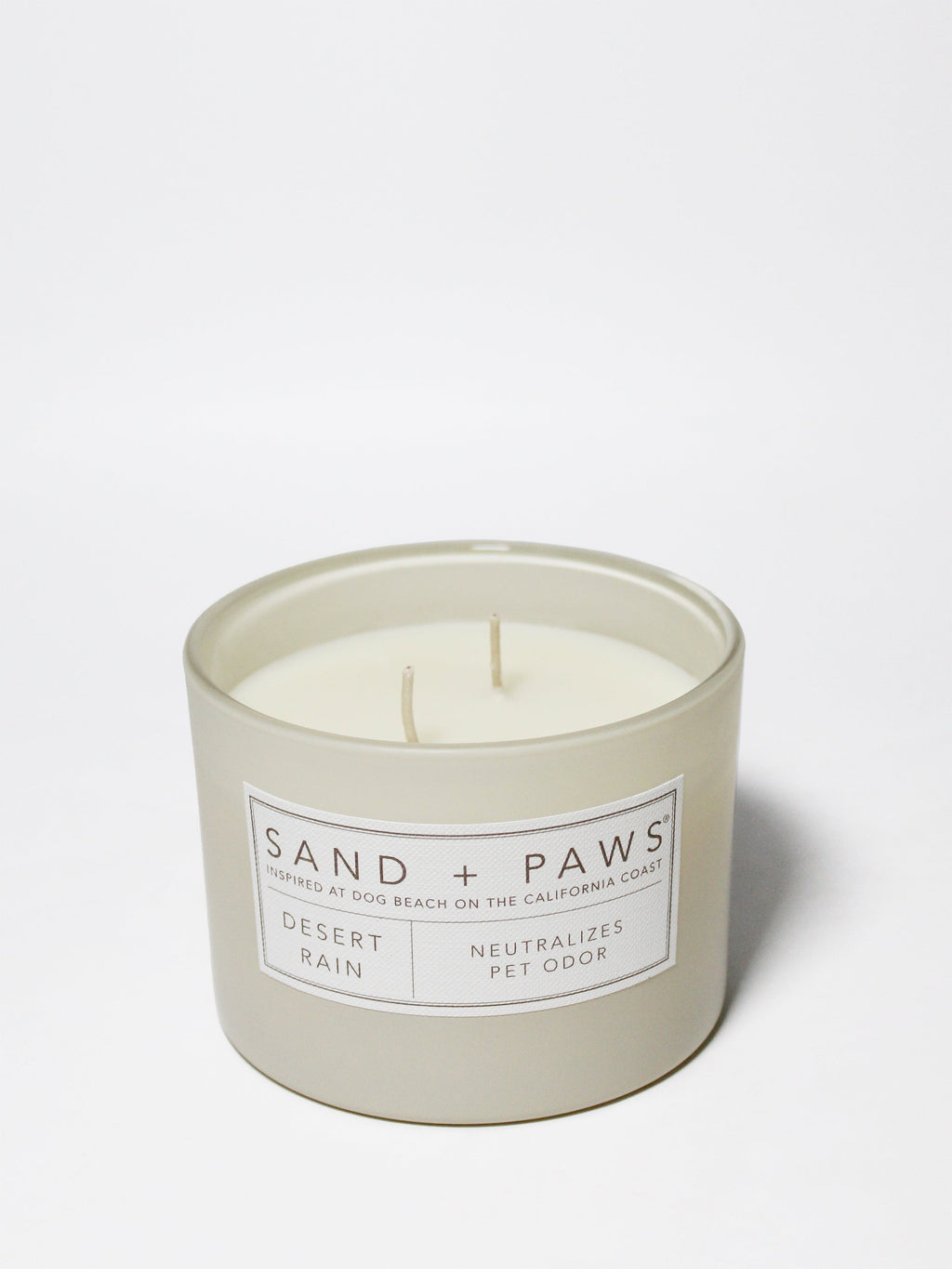 Luxurious Sand + Paws Desert Rain 12 oz scented candle