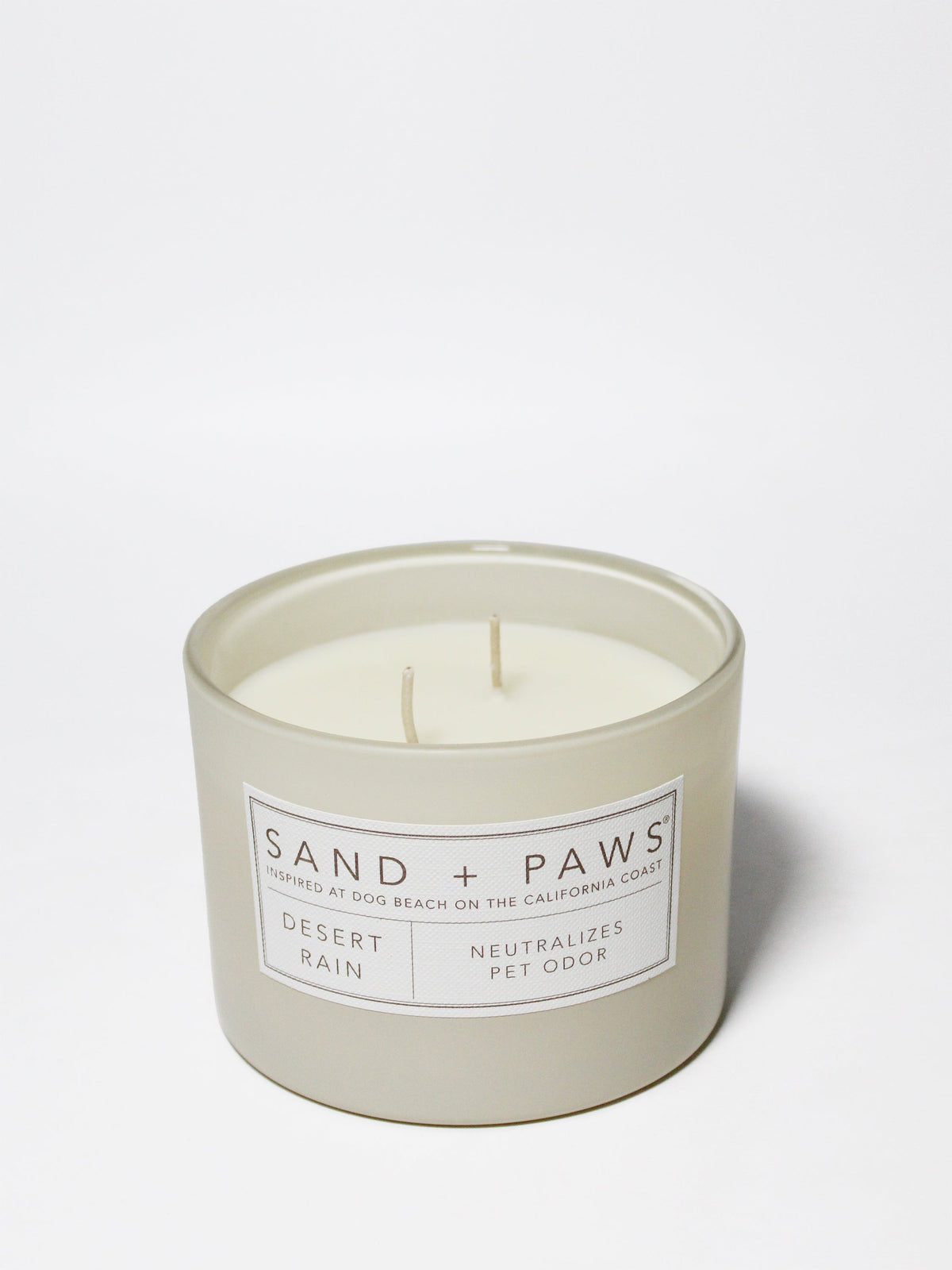 Luxurious Sand + Paws Desert Rain 12 oz scented candle