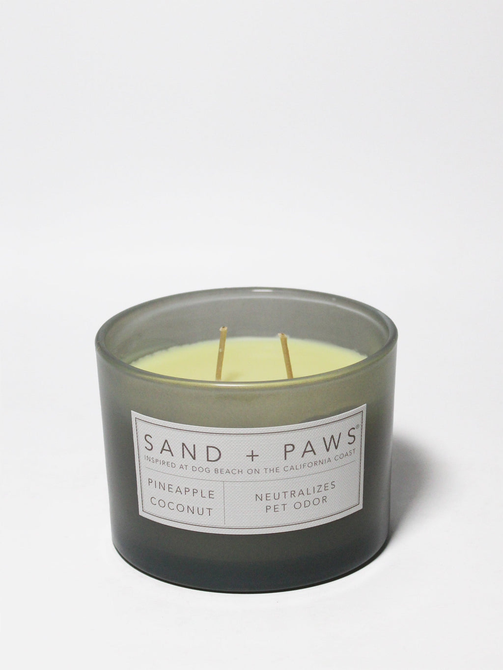 Luxurious Sand + Paws Pineapple Coconut 12 oz scented candle