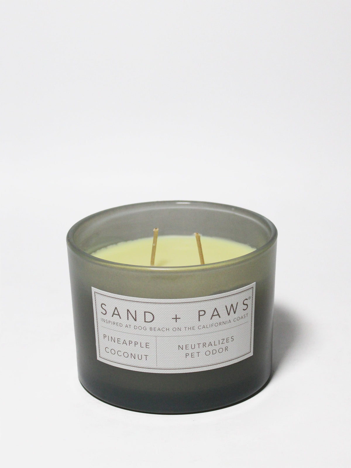 Luxurious Sand + Paws Pineapple Coconut 12 oz scented candle