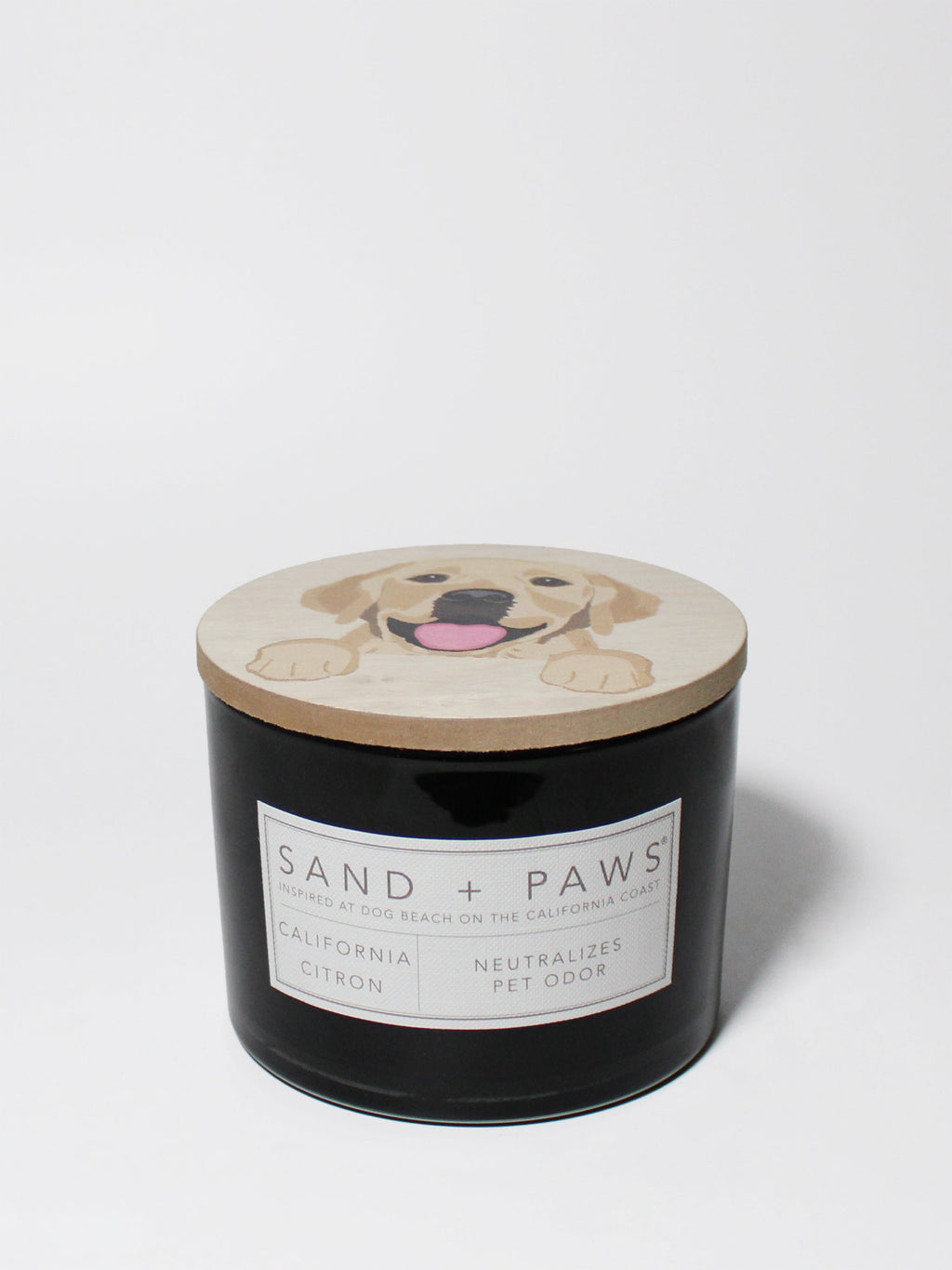 Luxurious Sand + Paws California Citron 12 oz scented candle