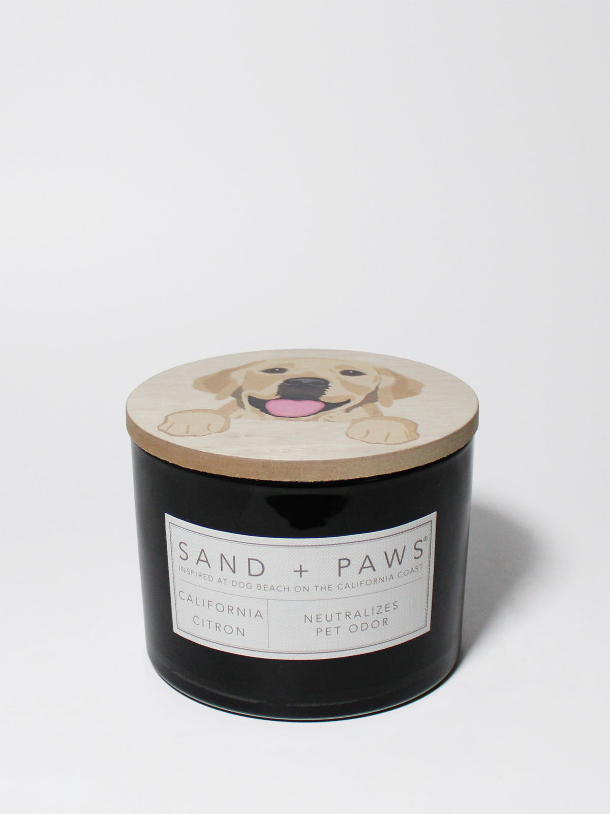 Luxurious Sand + Paws California Citron 12 oz scented candle
