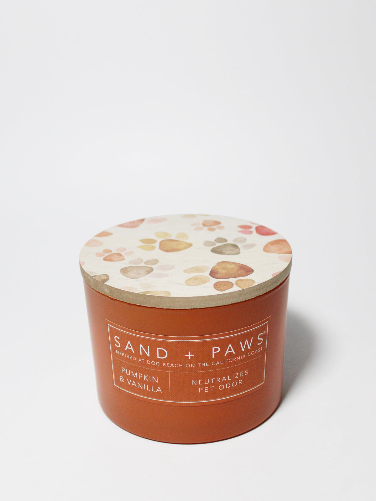 Luxurious Sand + Paws Pumpkin & Vanilla 12 oz scented candle