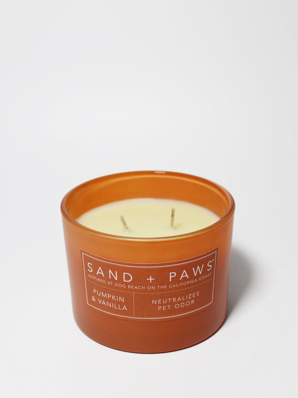 Luxurious Sand + Paws Pumpkin & Vanilla 12 oz scented candle