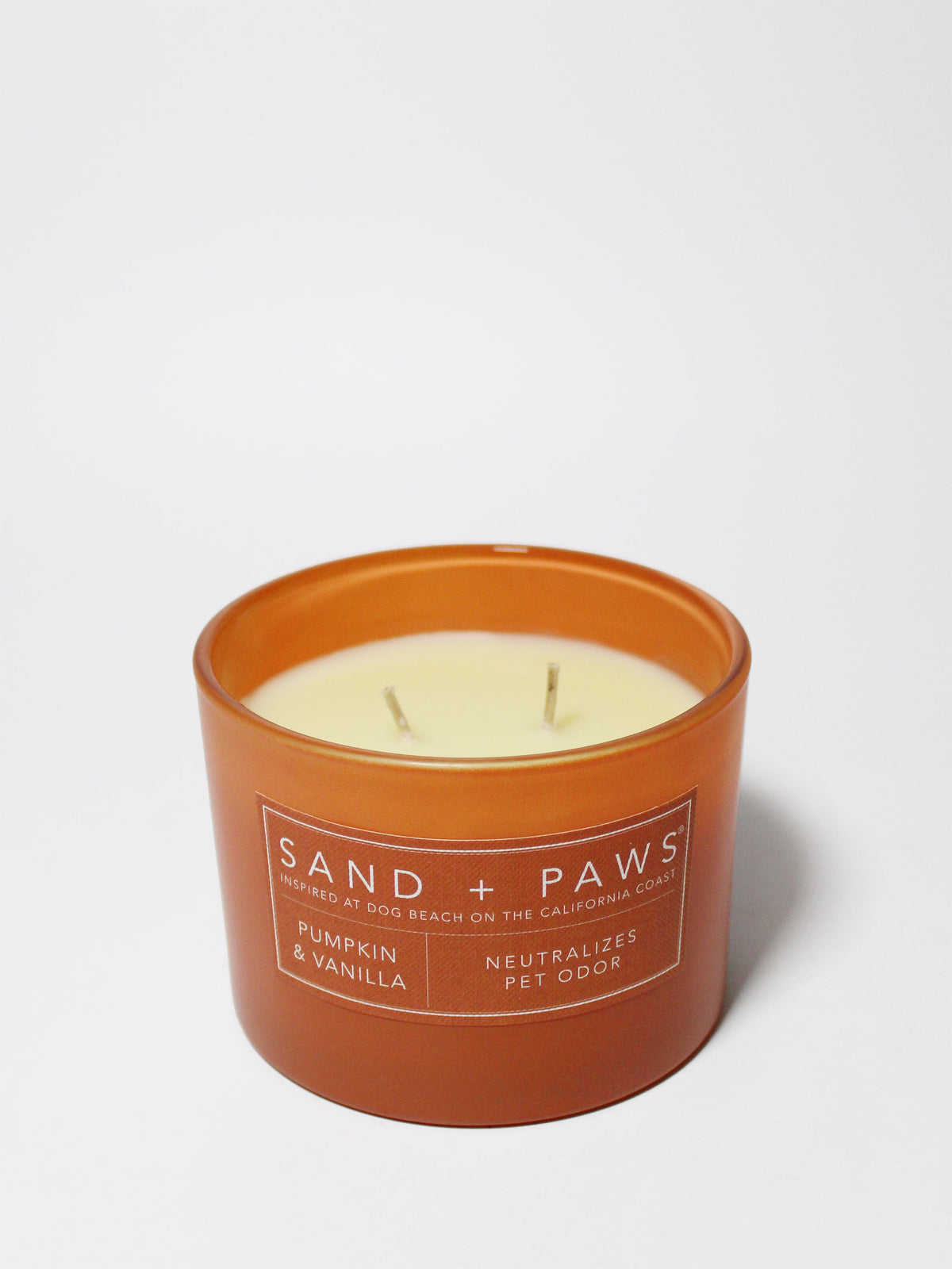 Luxurious Sand + Paws Pumpkin & Vanilla 12 oz scented candle