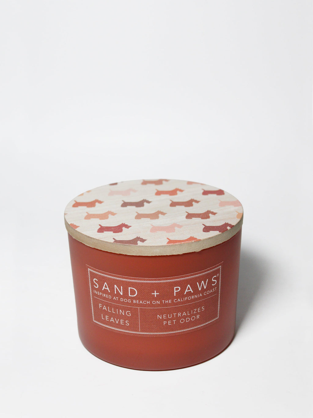 Luxurious Sand + Paws Falling Leaves 12 oz scented candle