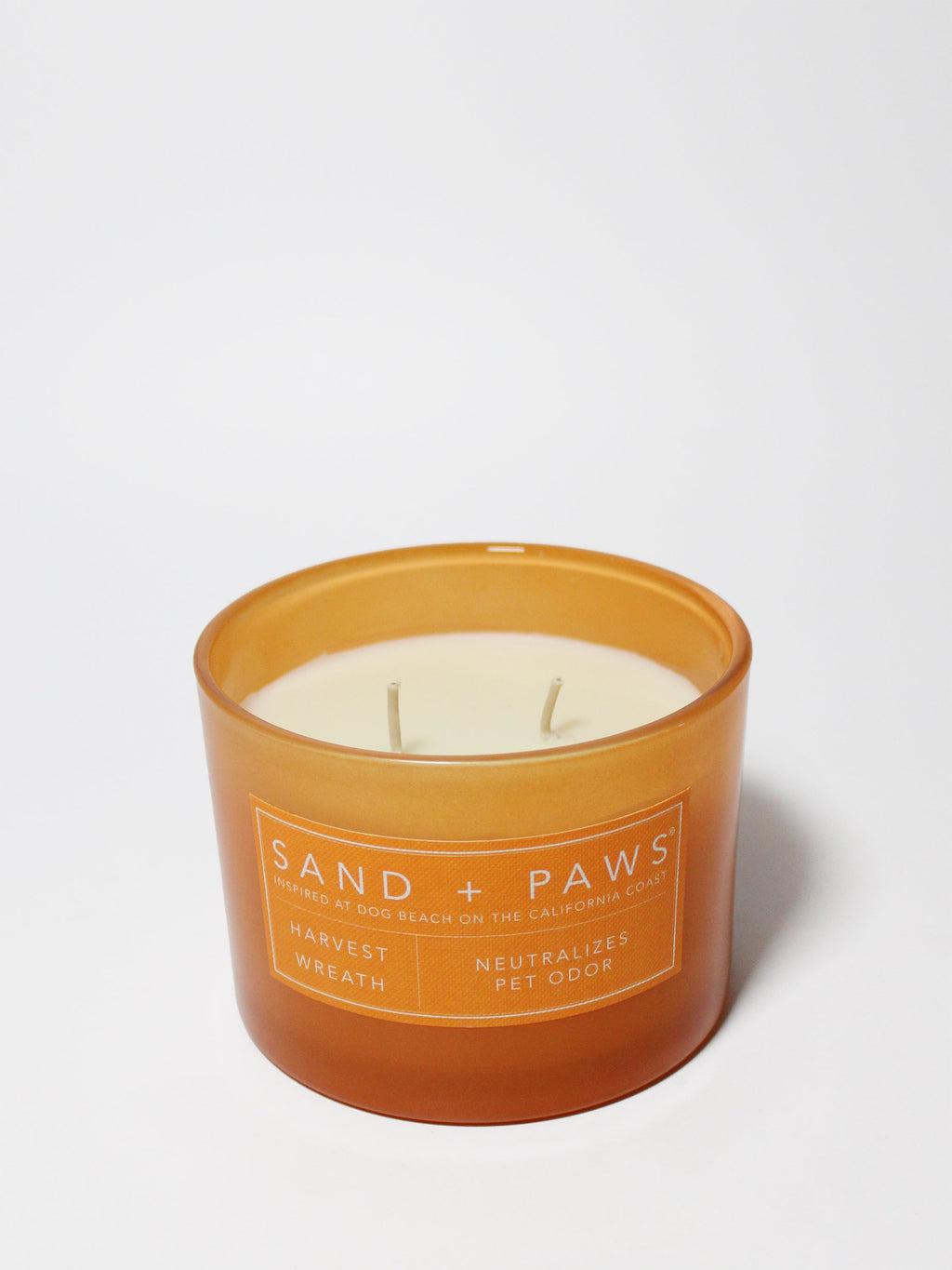 Luxurious Sand + Paws Harvest Wreath 12 oz scented candle
