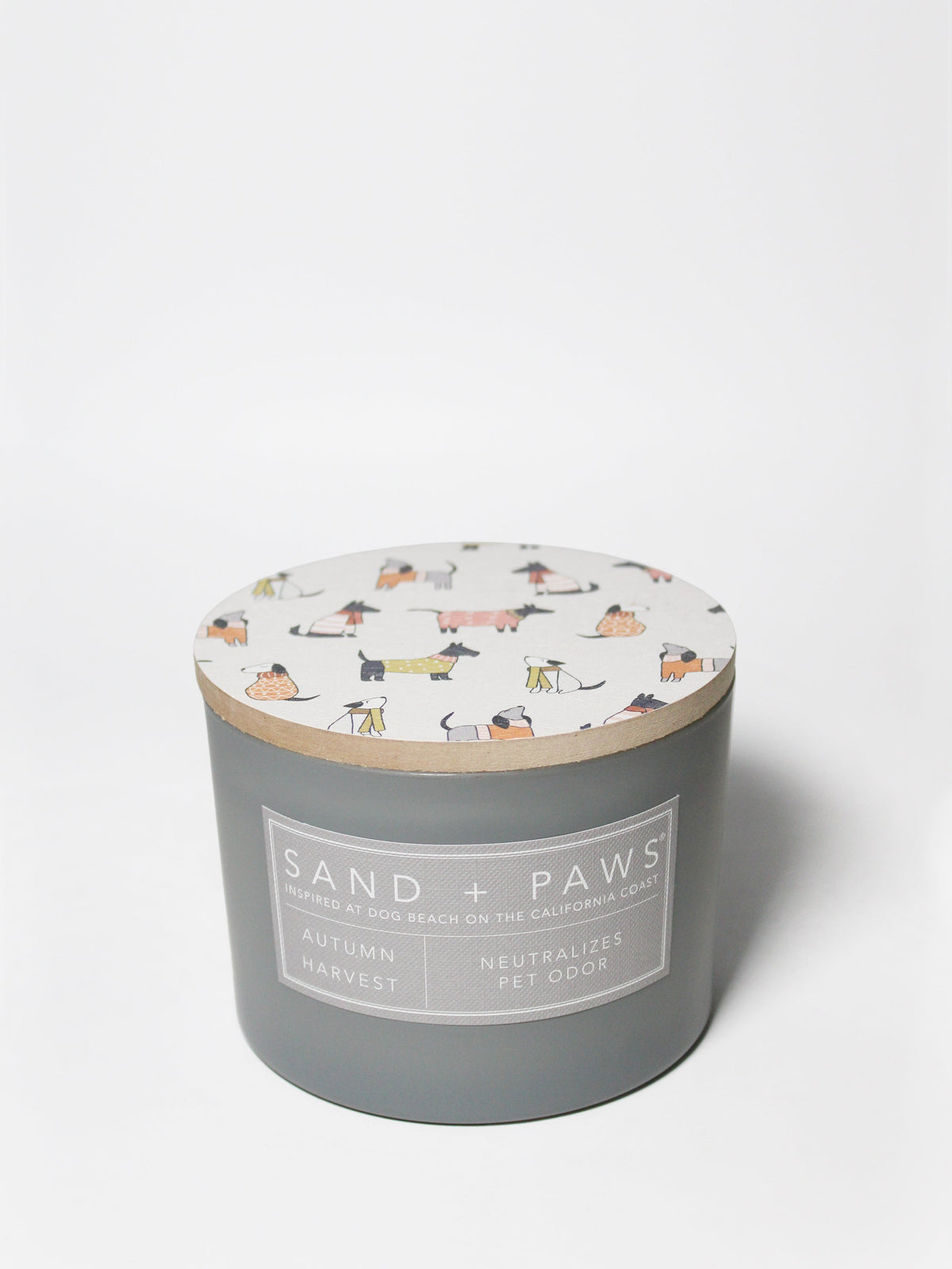 Luxurious Sand + Paws Autumn Harvest 12 oz scented candle