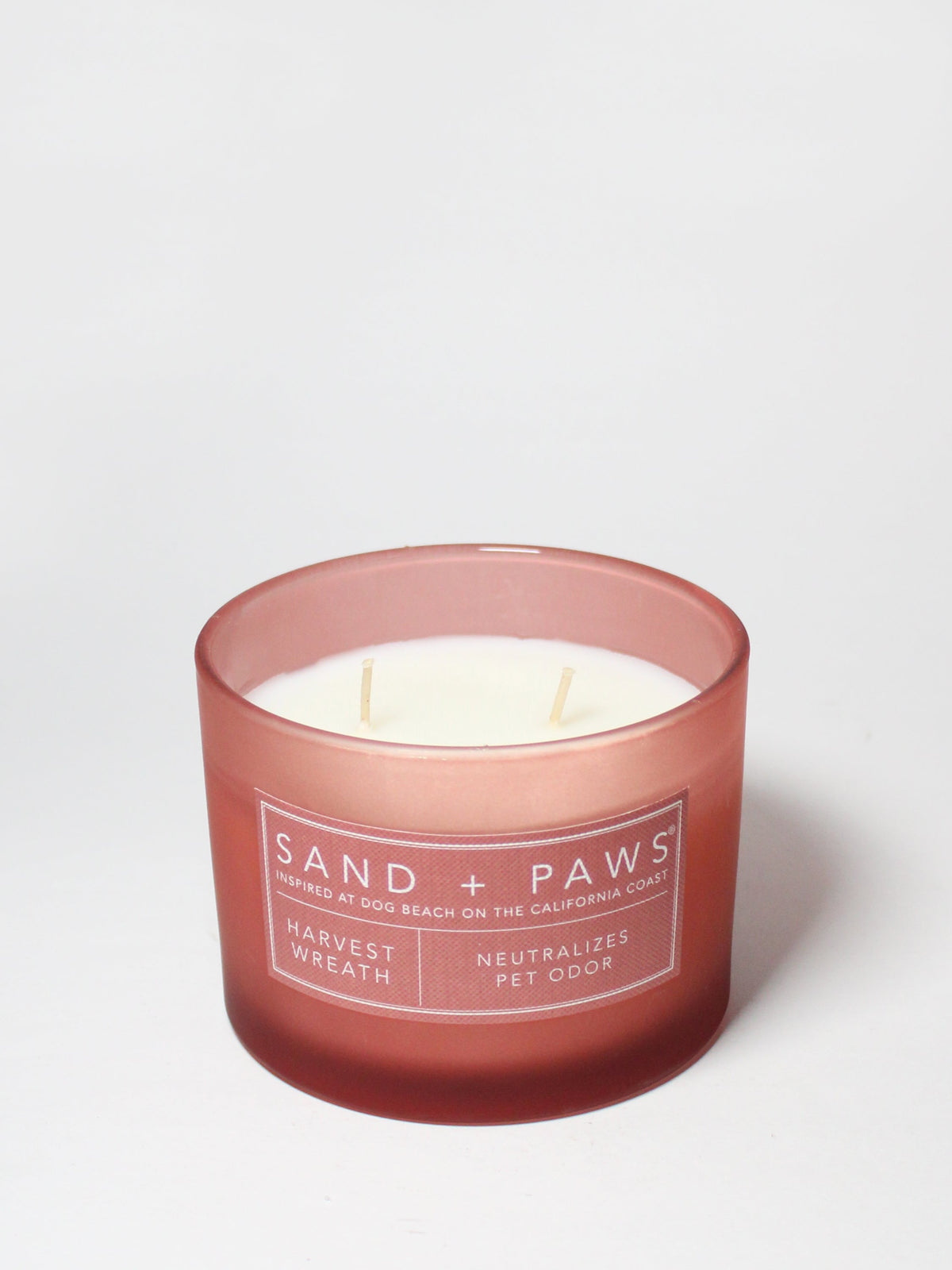 Luxurious Sand + Paws Harvest Wreath 12 oz scented candle
