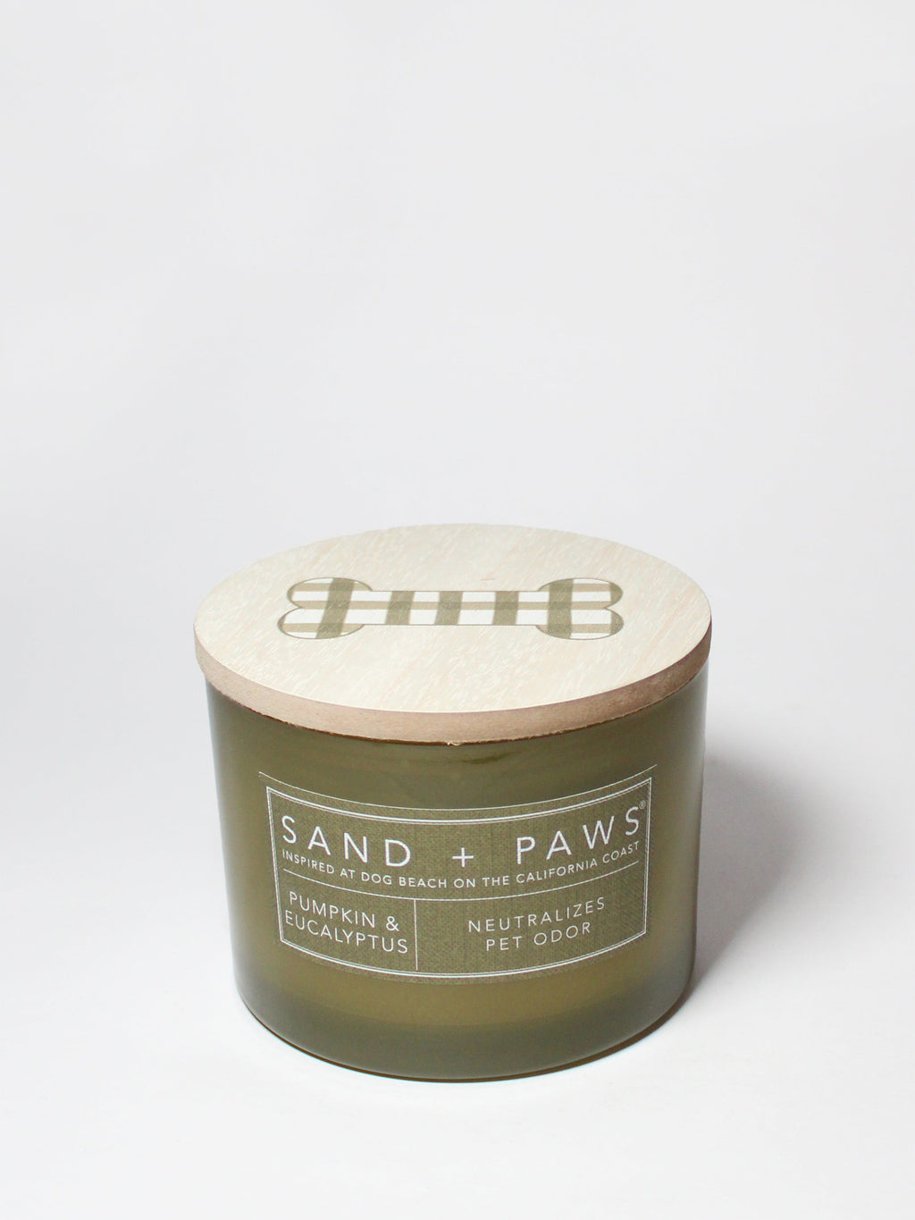 Luxurious Sand + Paws Pumpkin & Eucalyptus 12 oz scented candle