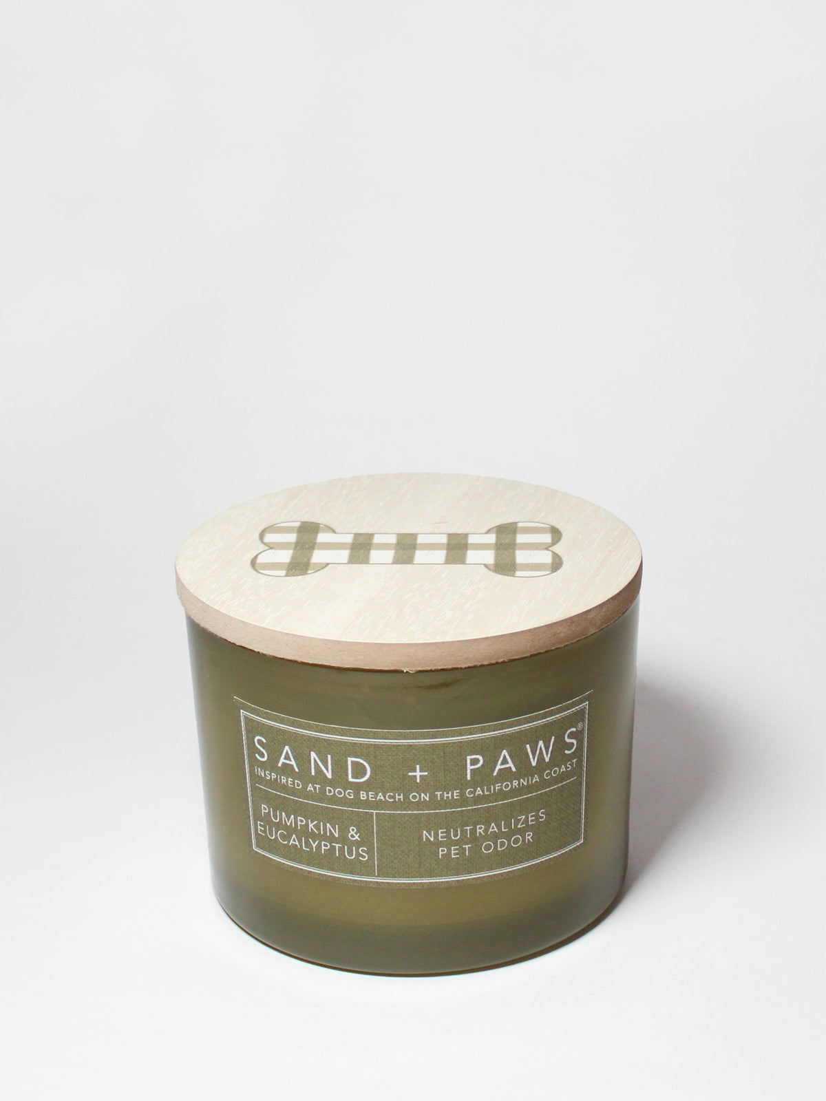 Luxurious Sand + Paws Pumpkin & Eucalyptus 12 oz scented candle