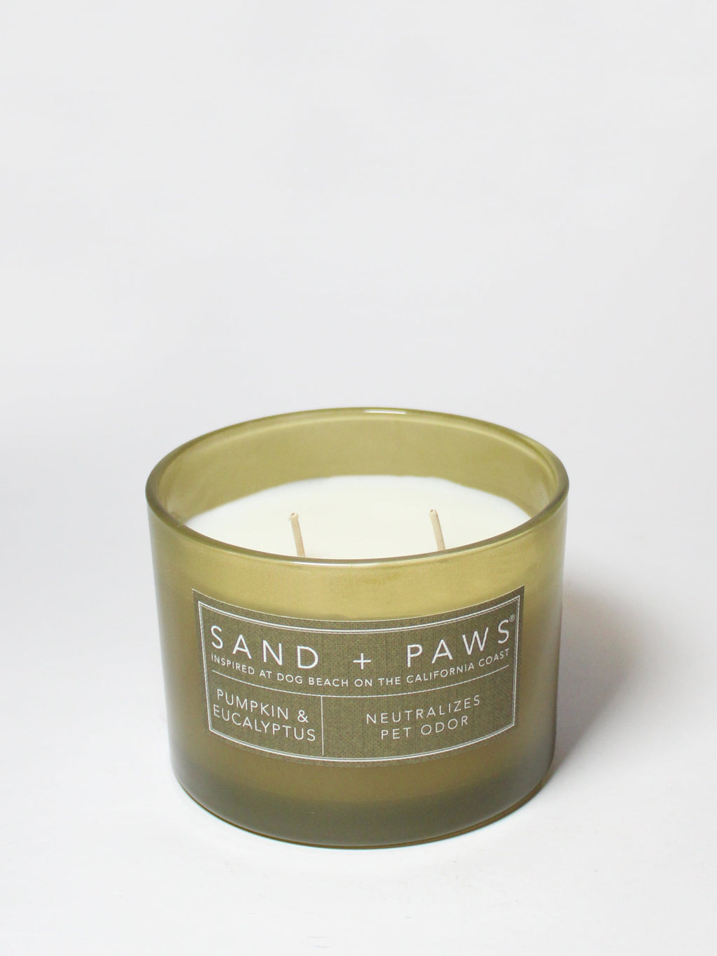 Luxurious Sand + Paws Pumpkin & Eucalyptus 12 oz scented candle