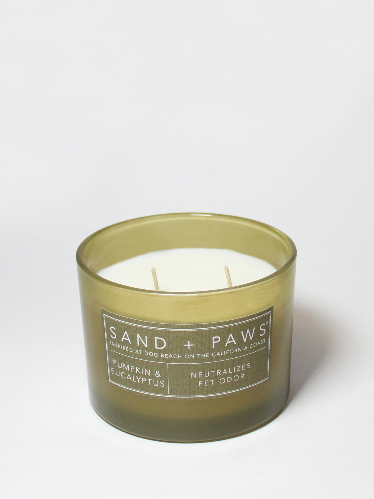 Luxurious Sand + Paws Pumpkin & Eucalyptus 12 oz scented candle