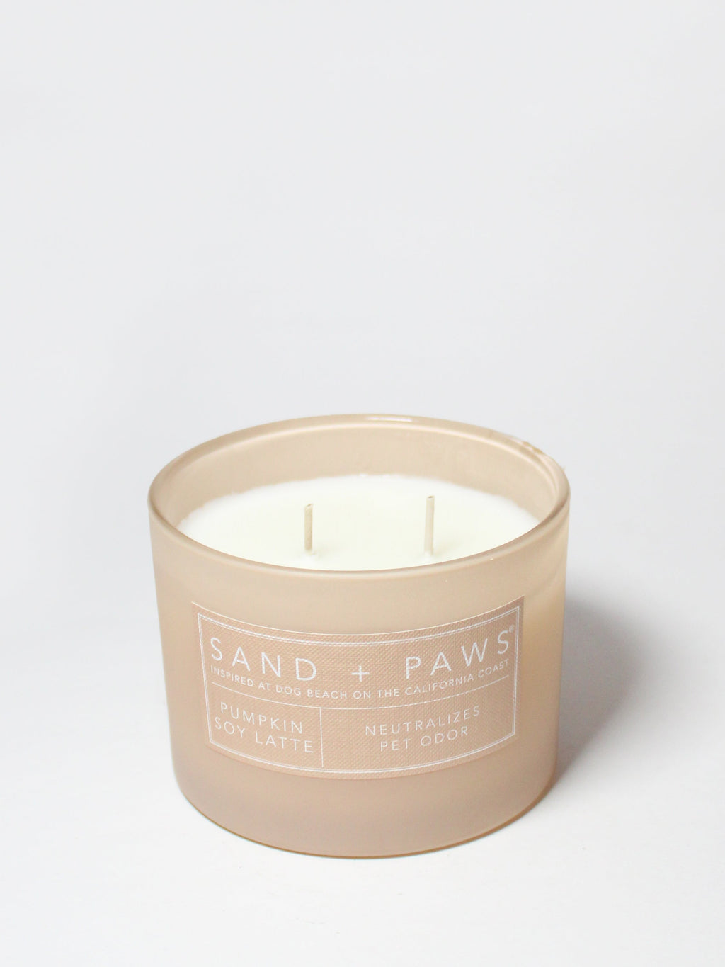 Luxurious Sand + Paws Pumpkin Soy Latte 12 oz scented candle