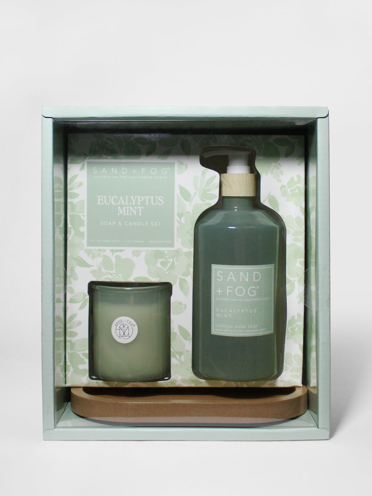 Luxurious Eucalyptus Mint Hand Soap & Candle Set