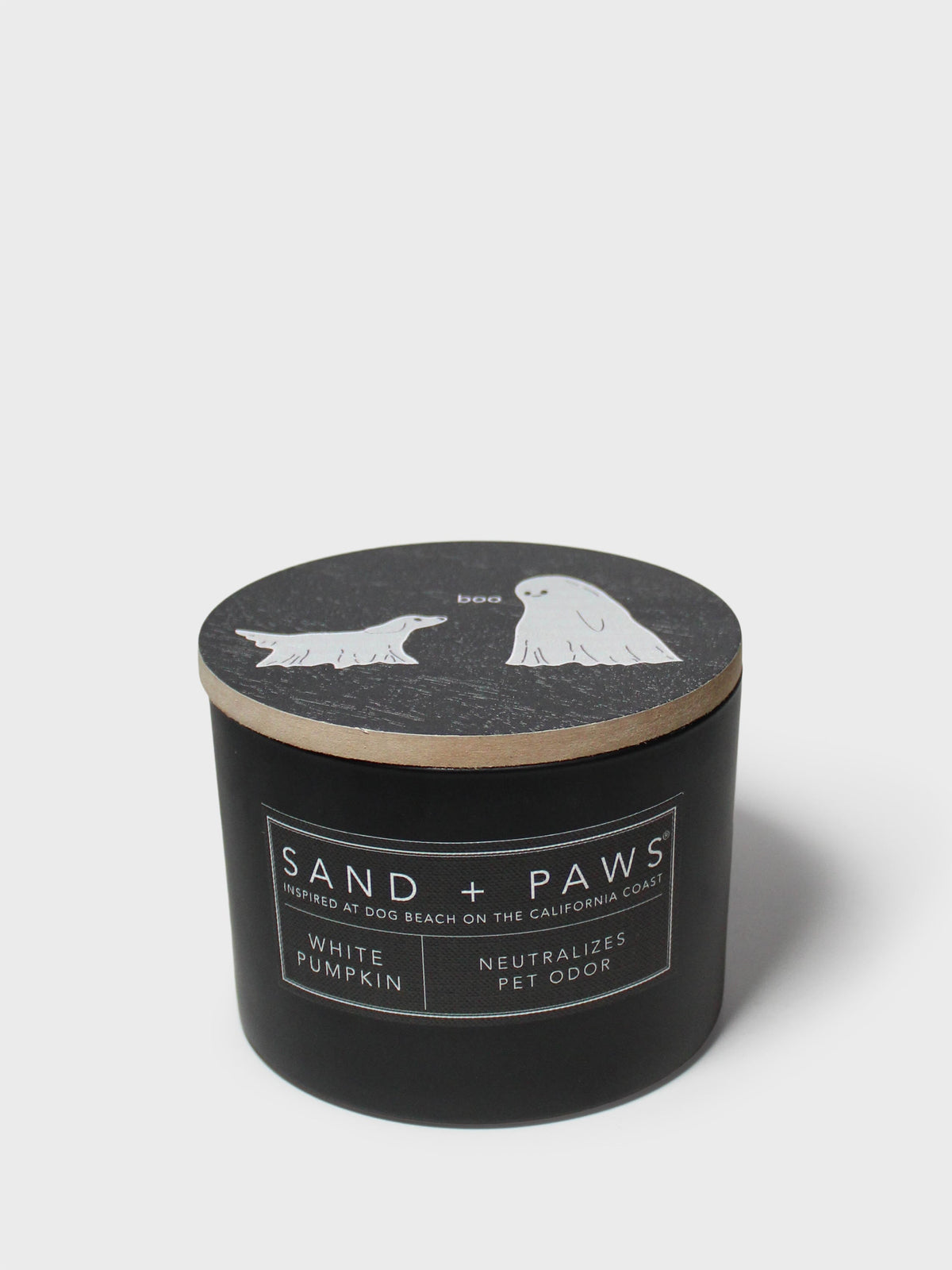Luxurious Sand + Paws White Pumpkin 12 oz scented candle